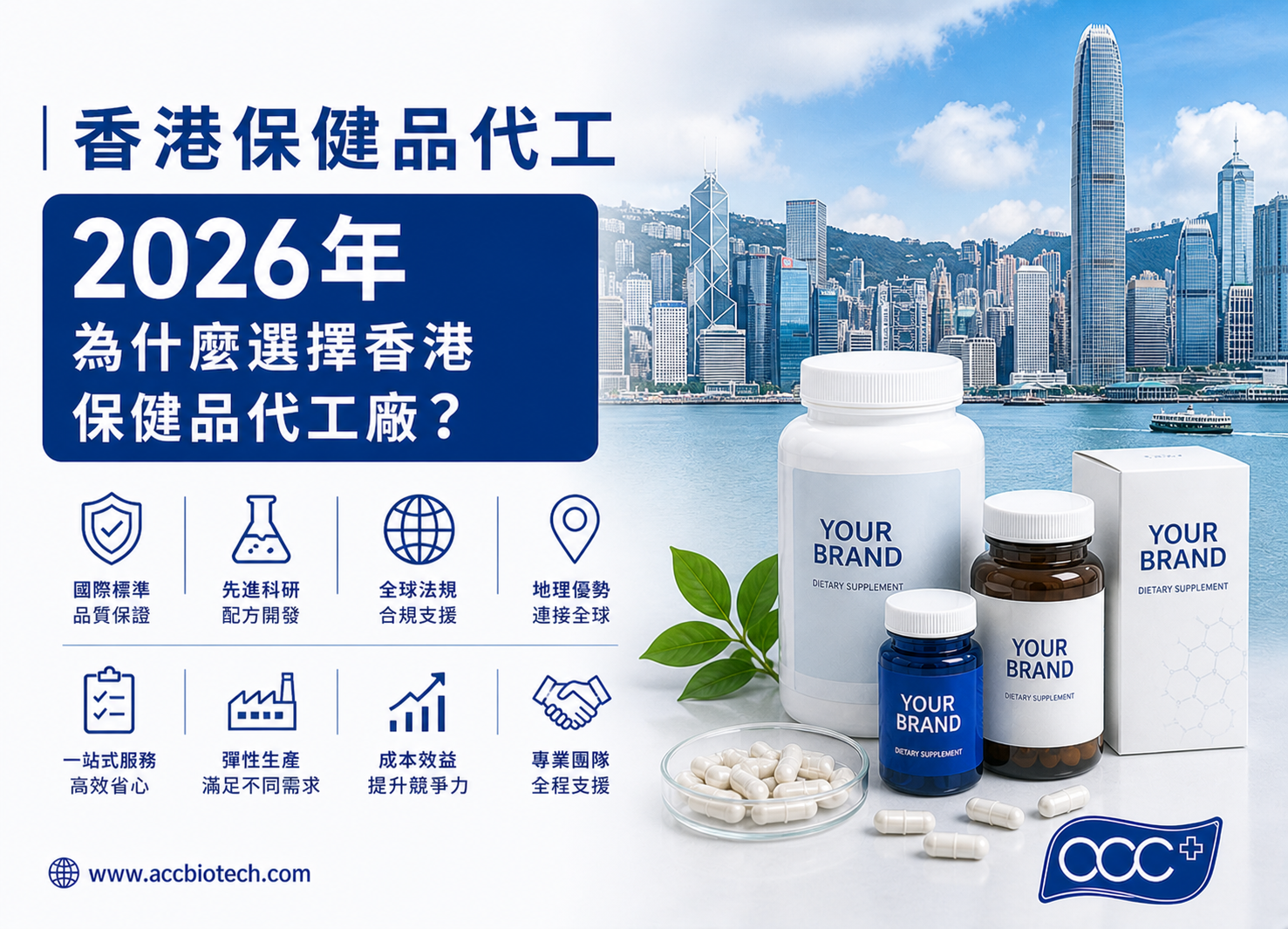 香港保健品代工|2026年為什麼選擇香港保健品代工廠?