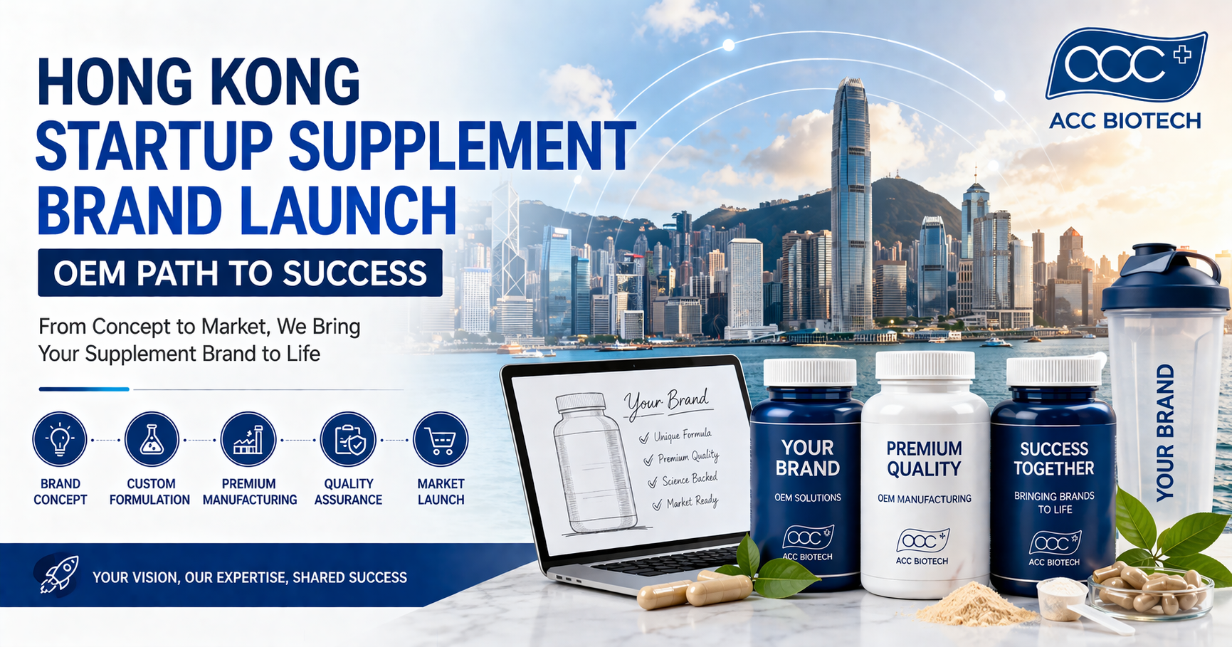 香港初创保健品品牌发布:OEM成功之路